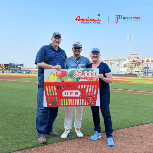 Home run foul pole winner - American Hole n One (1)