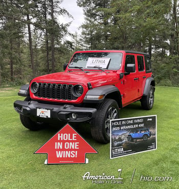 Jeep hole in one Prize - American Hole n One