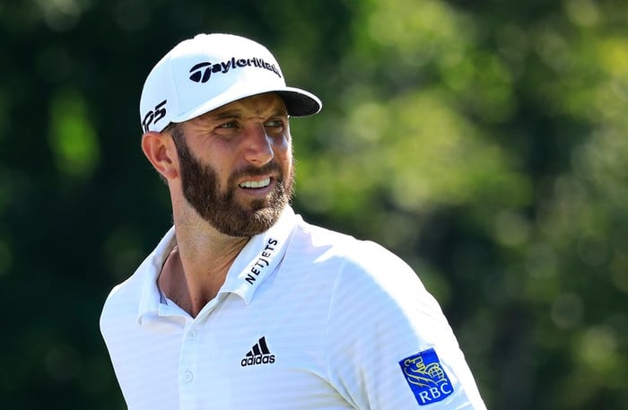 golfer playing golf