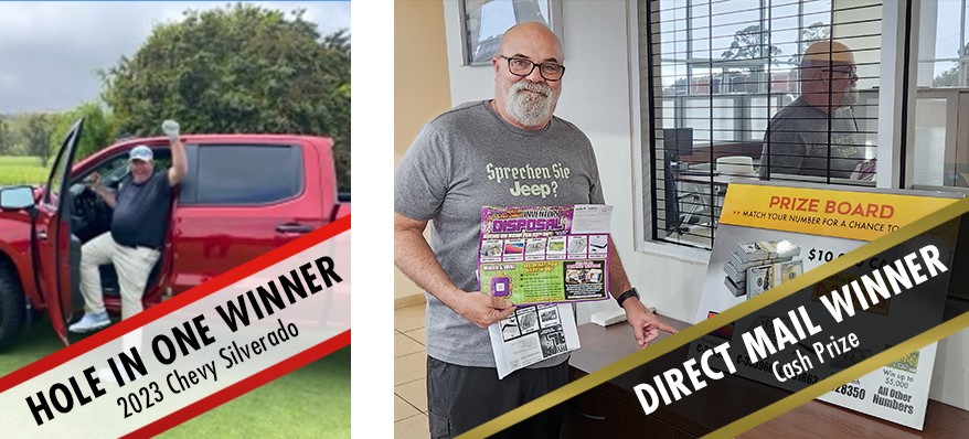 American Hole In One Direct Mail Winners American Hole In One Direct Mail Winners