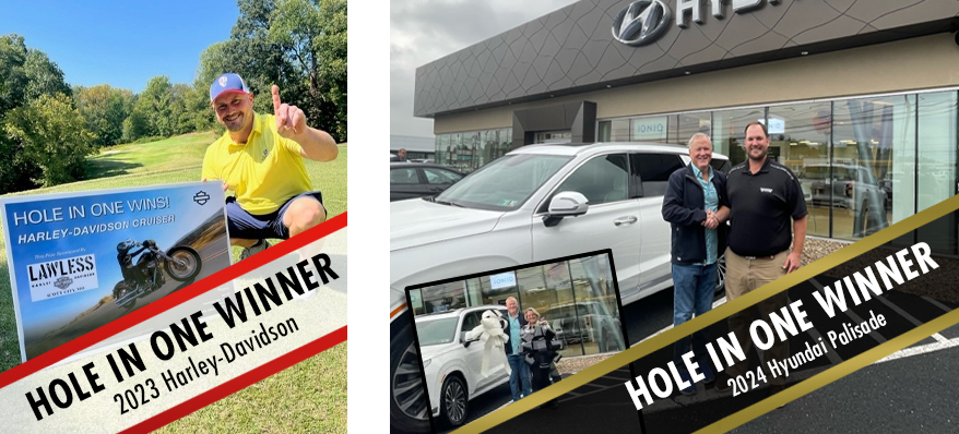 American Hole in One Winner Hyundai Harley Davidson American Hole in One Winner Hyundai Harley Davidson