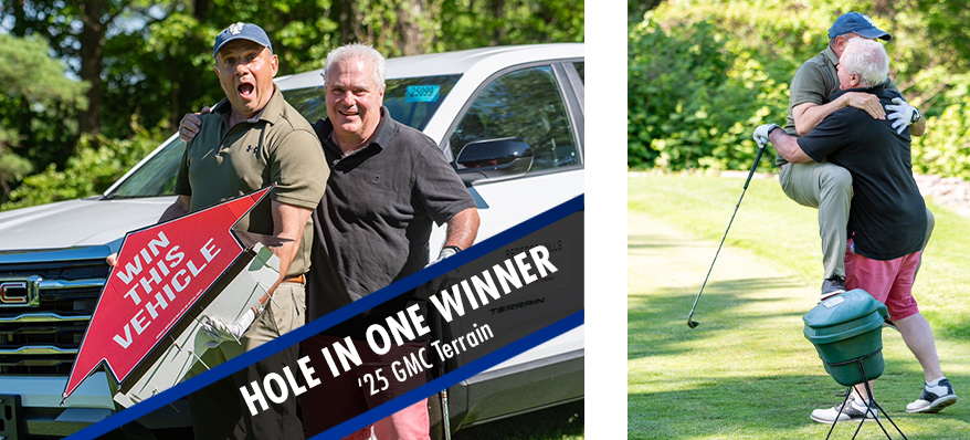 American Hole In One Excited Winner GMC American Hole In One Excited Winner GMC