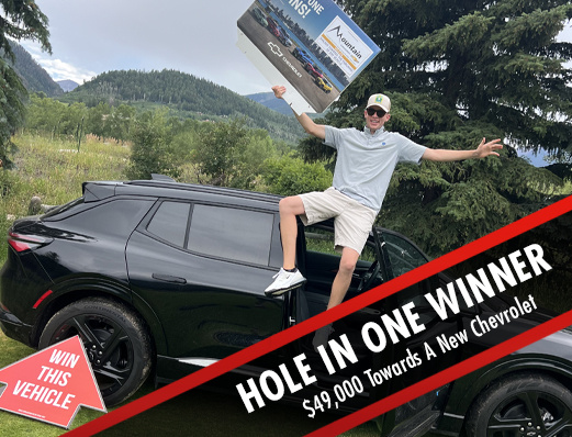 American Hole In One Winner Chevrolet American Hole In One Winner Chevrolet