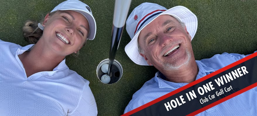 Club Car Hole in one winner Club Car Hole in one winner